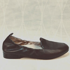 Abeo‎ Jean Women's Size 9.5 Shoes Black Leather Comfort Stretch Fashion Loafers